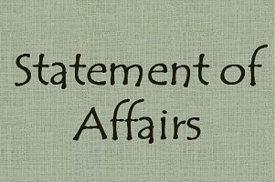 Statement of Affairs