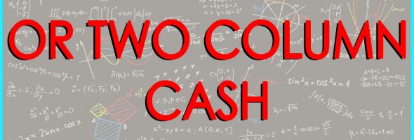 Two Column Cash Book